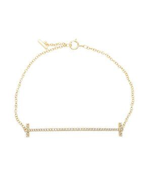 Tiffany & Co Bracelet T Smile Diamond 16 cm 18k